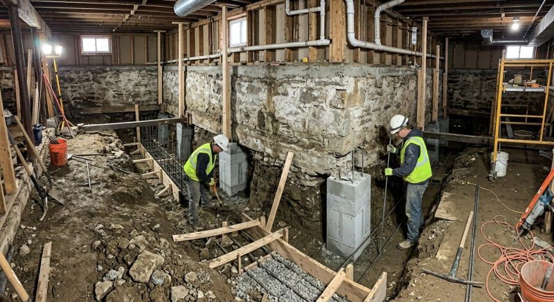 Basement Underpinning in New Smyrna Beach, FL