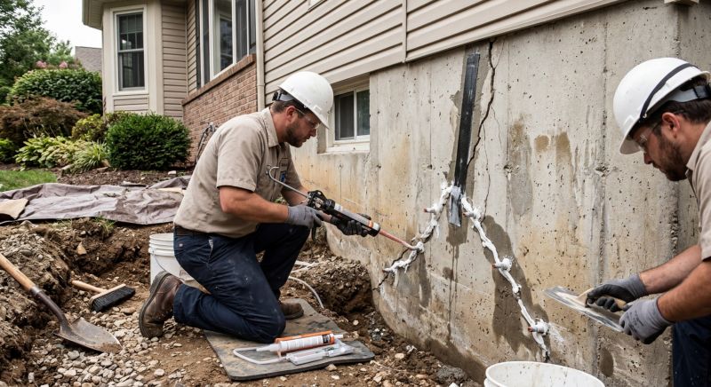 Cracked Foundation Repair in Edgewater, FL