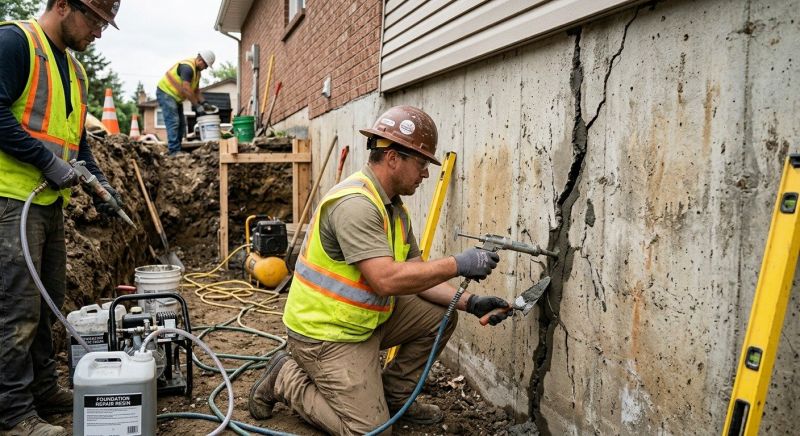 Cracked Foundation Repair in Osteen, FL