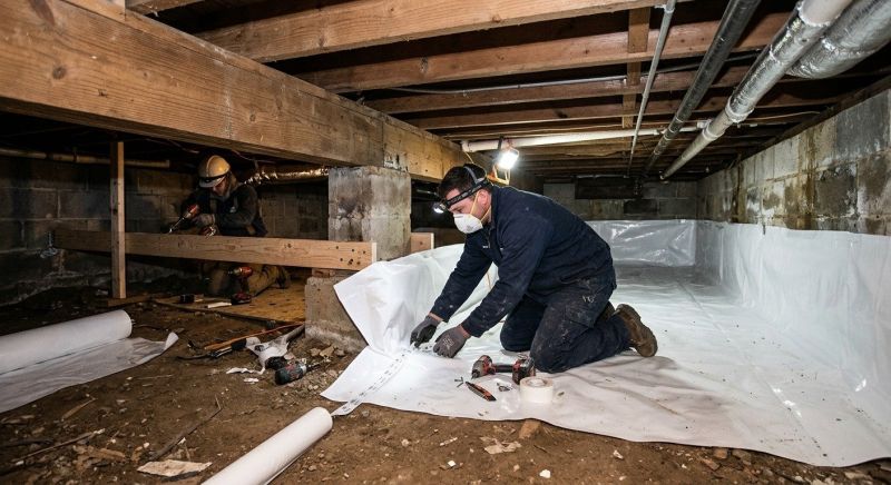 Crawl Space Leveling in New Smyrna Beach, FL