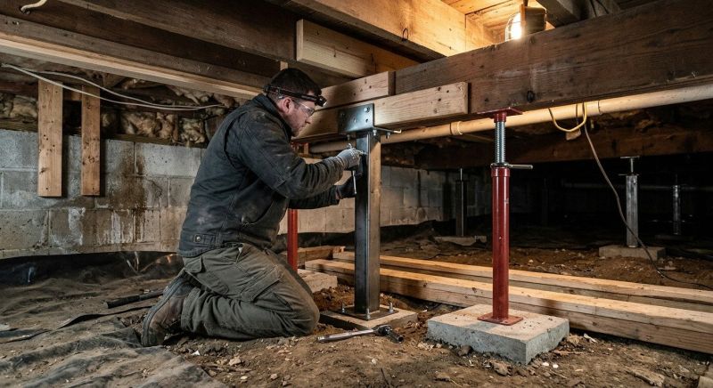 Crawlspace Structural Repair in New Smyrna Beach, FL