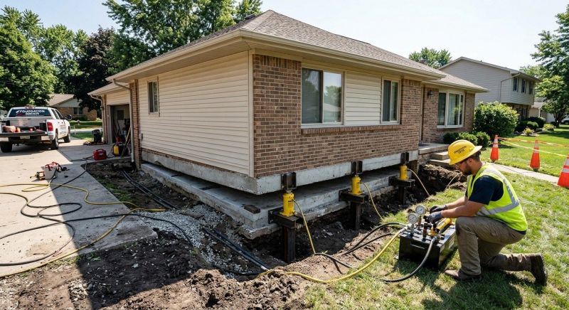 Foundation Lifting in Edgewater, FL