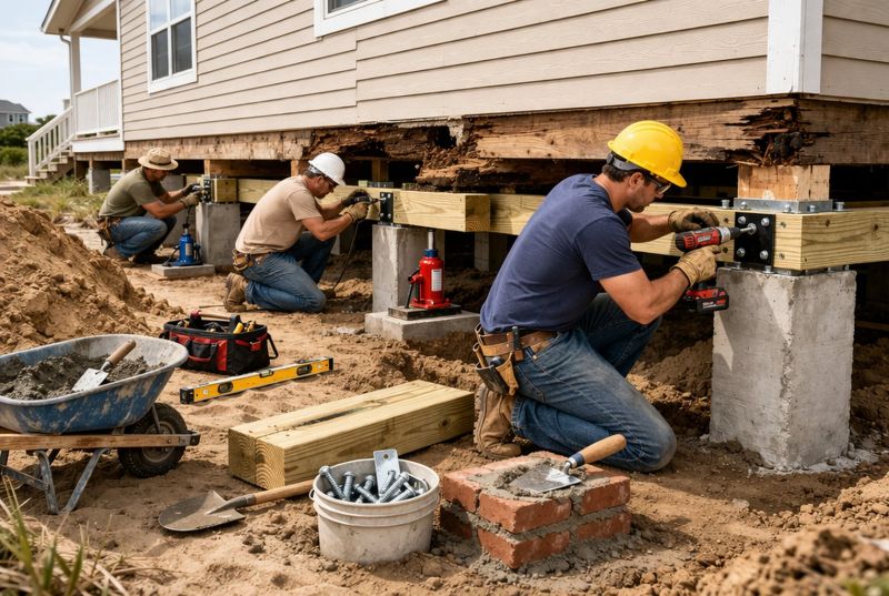 Foundation Raising in New Smyrna Beach, FL