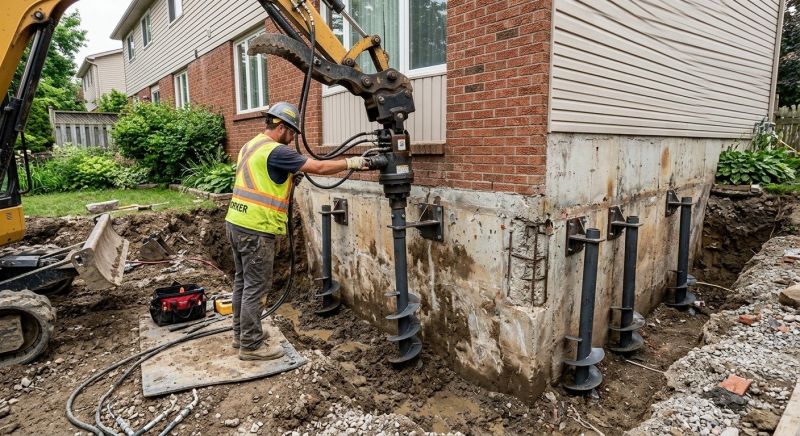 Helical Piers Installation in New Smyrna Beach, FL