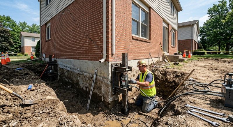 Sinking Foundation Repair in New Smyrna Beach, FL