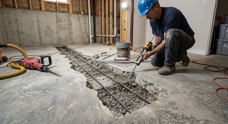 Slab Foundation Repair in New Smyrna Beach, FL